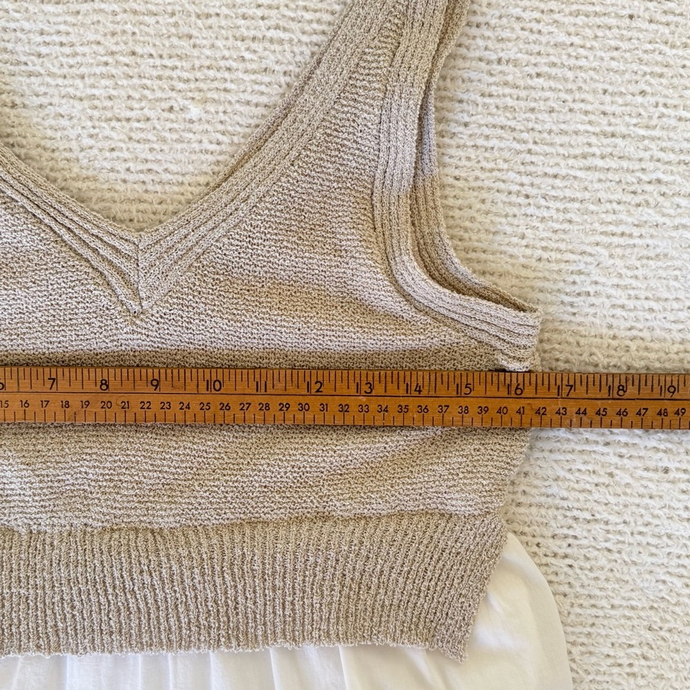 En Saison Cece Mixed Media Midi Dress L - Picture 13 of 15